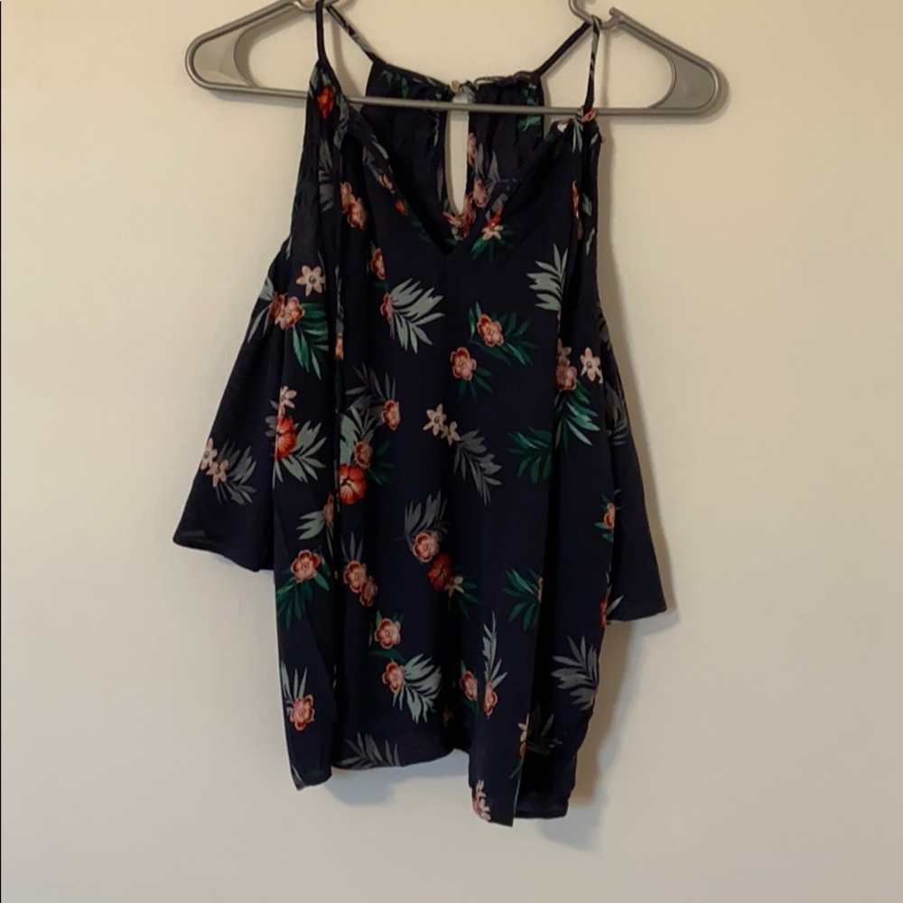 Branded off the shoulder blouse